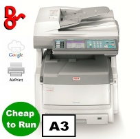 Chichester, Midhurst and Bognor Regis for sale refurbished colour A3 photocopier, OKI ES8460dn extremely reliable, service garuntee, and cheap to run